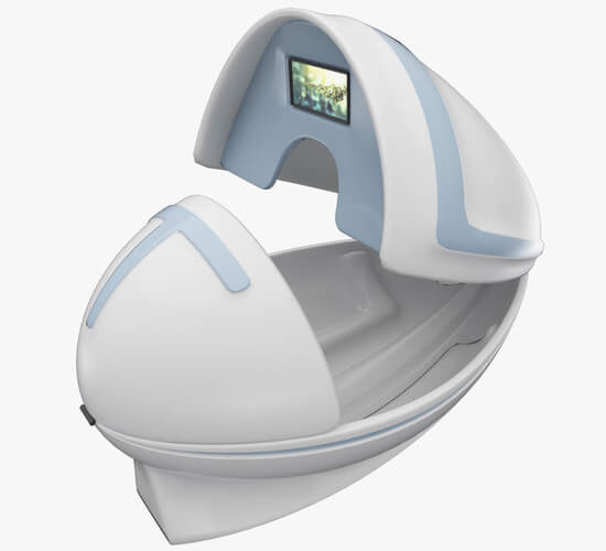 spa capsule 3d model